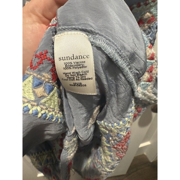 Sundance Women’s Size S  Small Shift Short Dress Embroidered Floral Petite PS - Picture 4 of 5